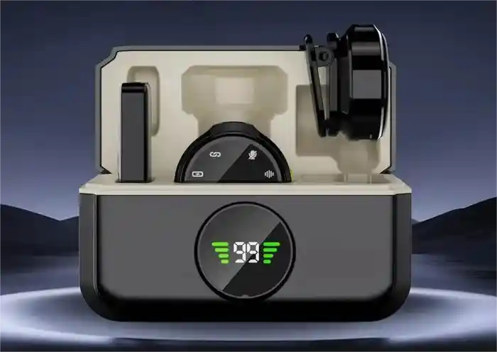 NeePho NP-58 wireless microphone Collar Clip Button – Best for Vlogging, YouTube, Live Streaming & Interviews